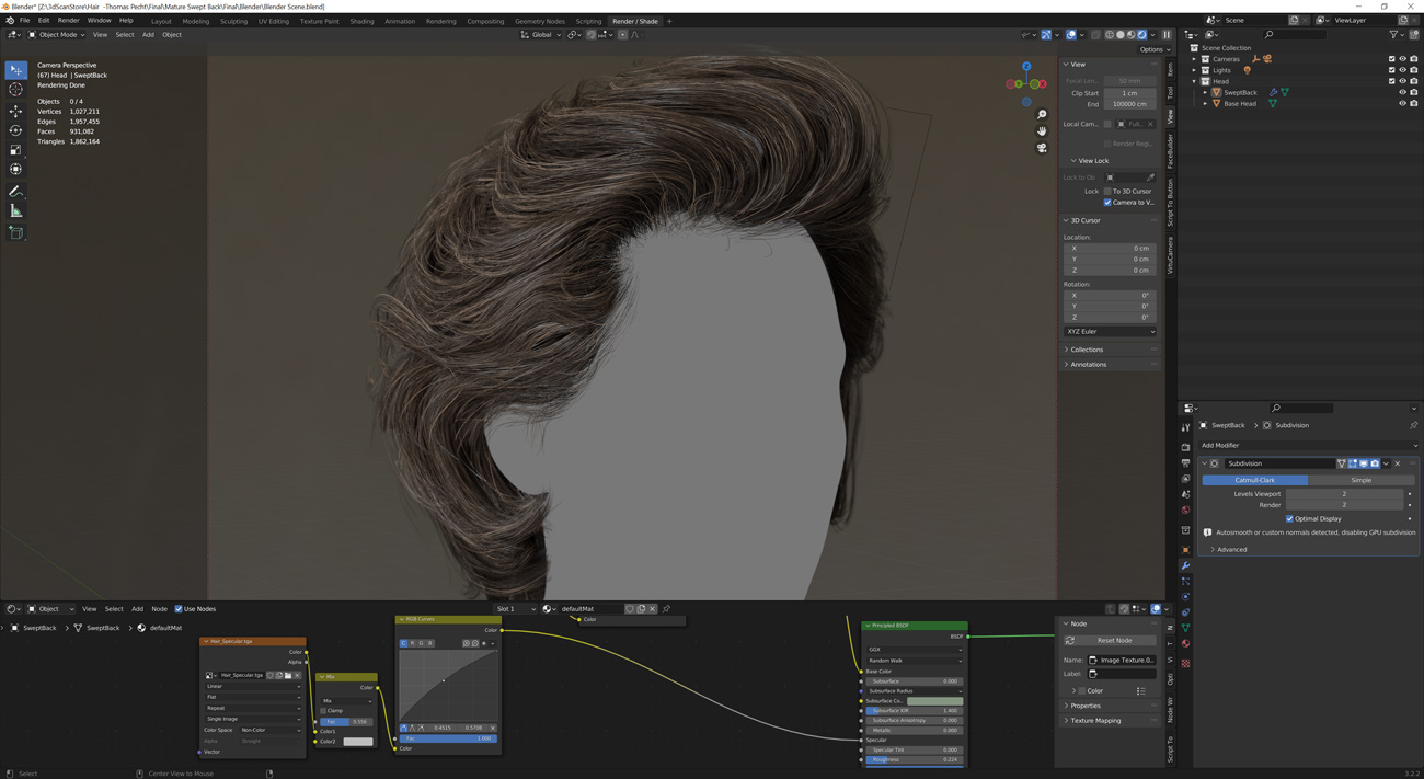 Blender Hair download